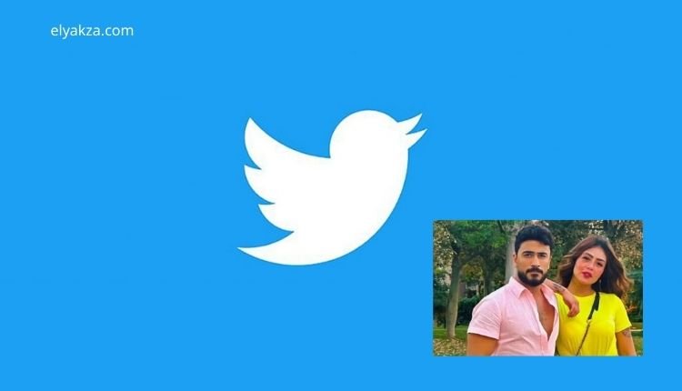 شعار تلجرام مع صورة هدير عبد الرازق ومحمد أوتاكا ضمن الحديث عن فيديو هدير عبدالرازق ومحمد اوتاكا +18 تويتر