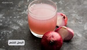 البصل للشعر